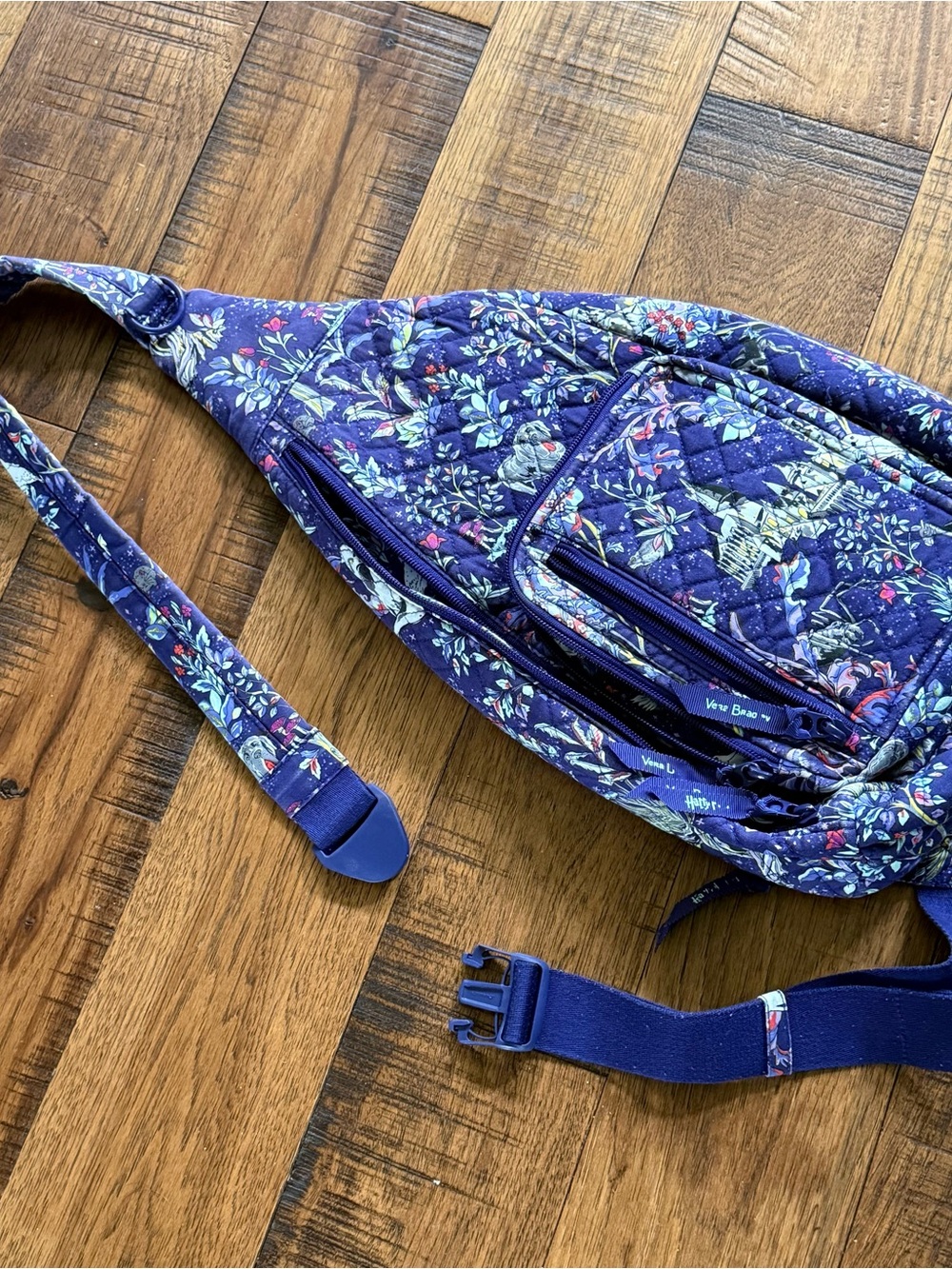Harry Potter Vera Bradley Sling Backpack Magical Creatures Print Adjustable - Picture 11 of 14